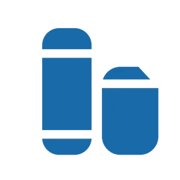 Sachets and stick packs icon